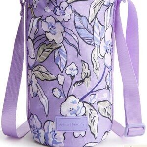 NWT Vera Bradley Lighten Up Water Bottle, Wild Roses Lavender